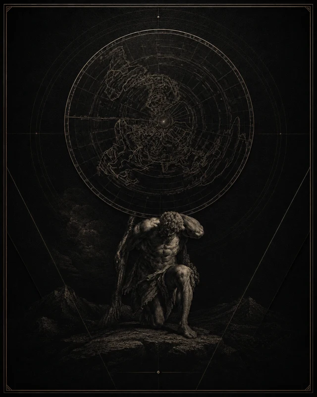 Atlas engraving used for Atlas.